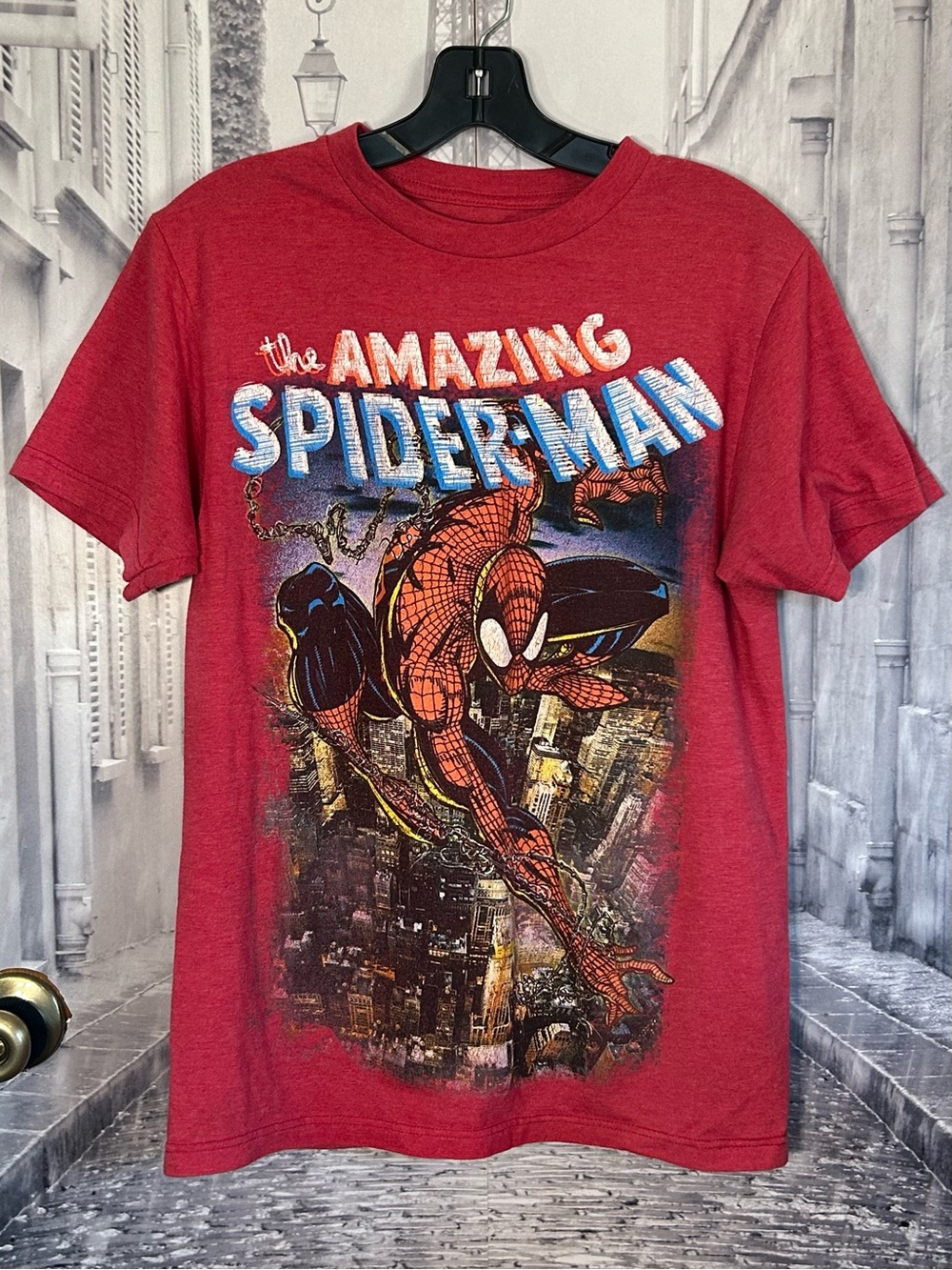 Marvel Red Spider-Man Graphic Short Sleeve Tee